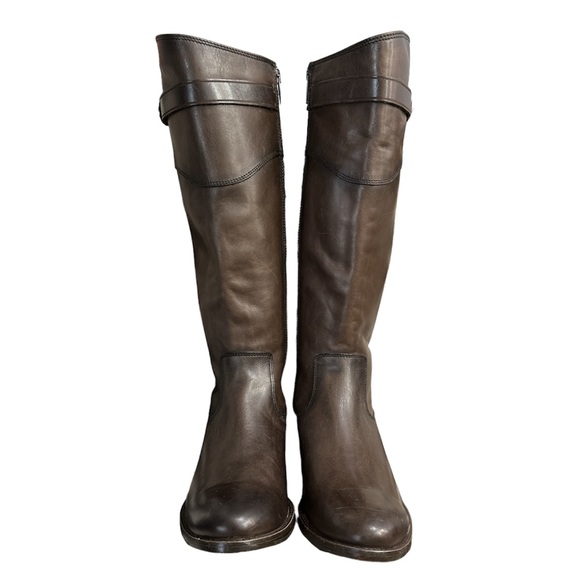 FRYE • Molly Button Tall Riding Boots - Picture 4 of 8